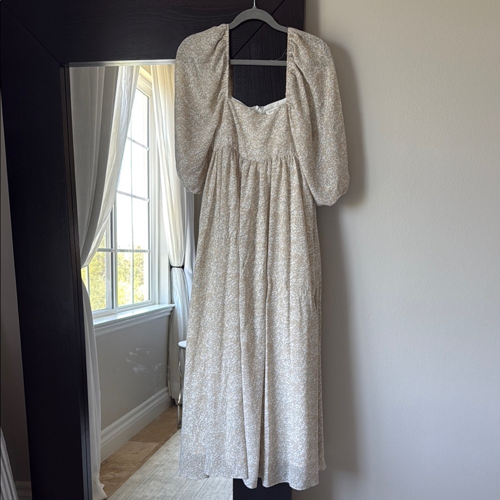 Storia Cream Puff Sleeve Sundress